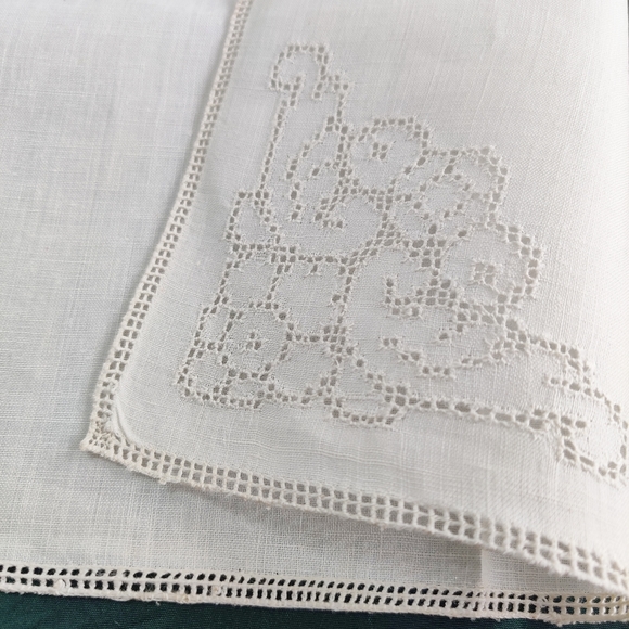 Vintage Drawnwork Lunch/Breakfast or Tea Napkins - Picture 10 of 11